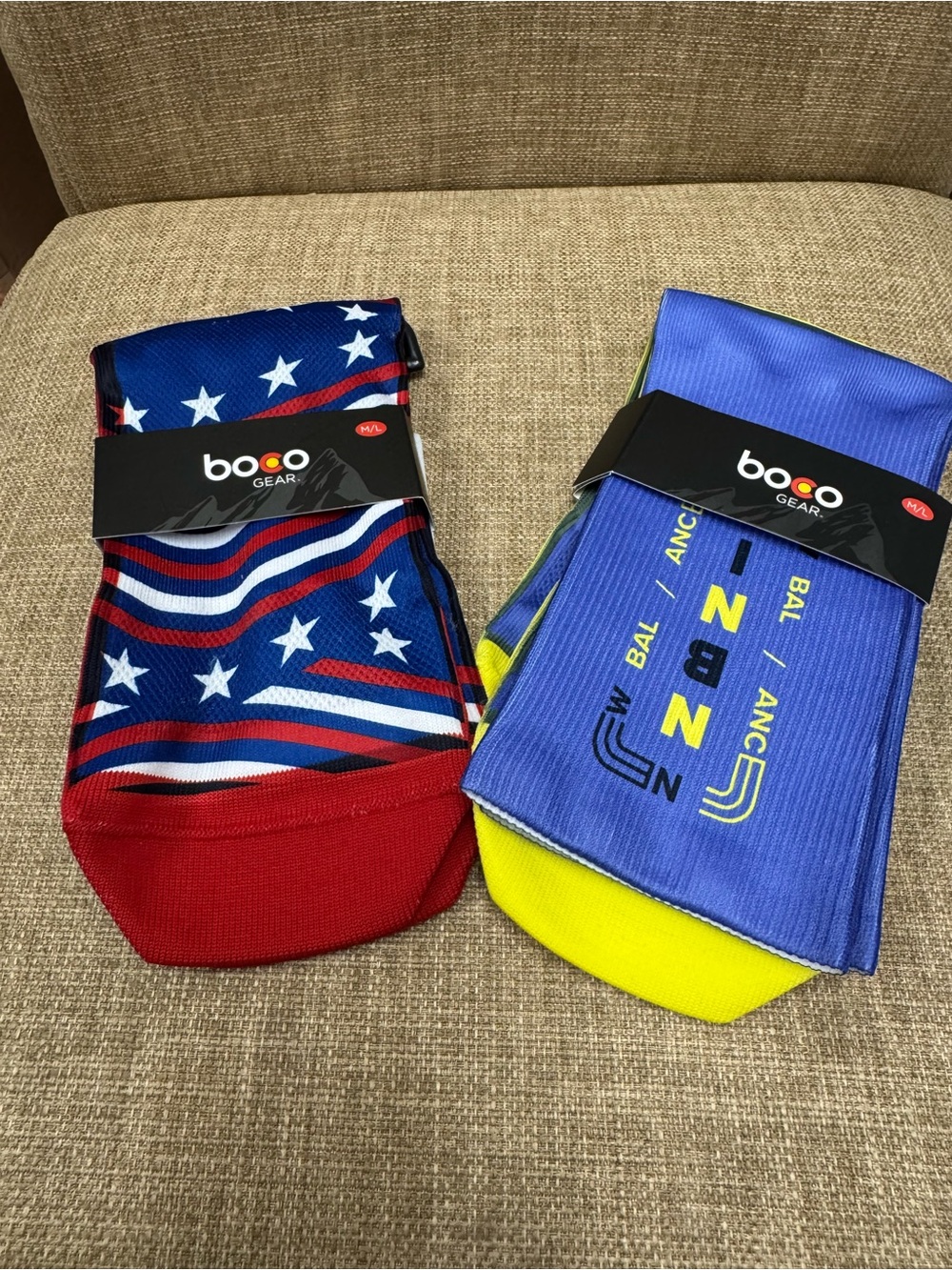 Boco Gear Unisex Socks - Size M/L